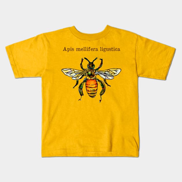 Italian honey bee Kids T-Shirt by ThisIsNotAnImageOfLoss